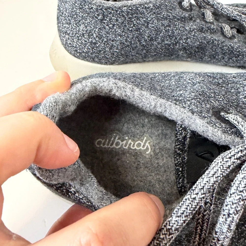 Allbirds Wool Runners Mens 10 Charcoal Grey Heather Merino Wool Sneakers WR M10